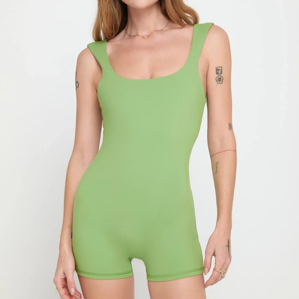Spiritual Gangster Salem Bodysuit in Lime, Size M, New with Tag